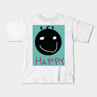Happy Baby Face Kids T-Shirt